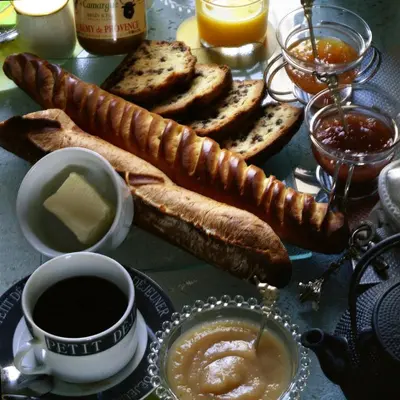 Nourriture dans le B&B/chambre d'hôtes ou à proximité