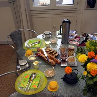 Nourriture dans le B&B/chambre d'hôtes ou à proximité