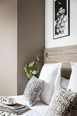 Un ou plusieurs lits dans un hébergement de l'établissement Best Western Paris Porte de Versailles