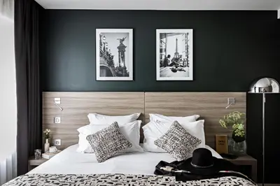 Un ou plusieurs lits dans un hébergement de l'établissement Best Western Paris Porte de Versailles