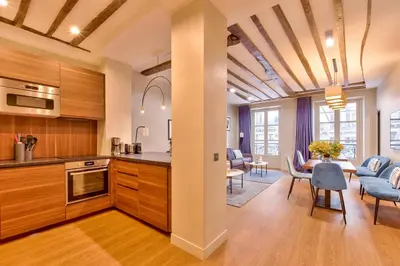 Cuisine ou kitchenette dans l'établissement 73 - Etienne Marcel