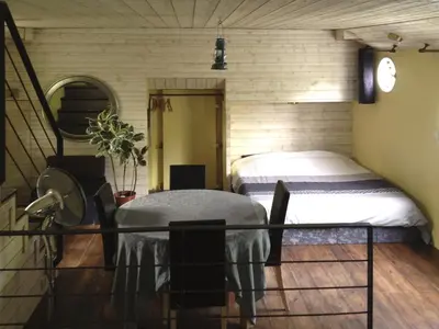 Un ou plusieurs lits dans un hébergement de l'établissement Boat For Guest