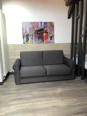 Coin salon dans l'établissement Villa Liberté