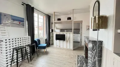 Cuisine ou kitchenette dans l'établissement Villa Liberté
