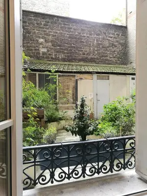 Jardin de l'établissement Beautiful family flat nearby the Flea Market, Stade de France, Montmartre