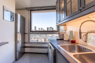 Cuisine ou kitchenette dans l'établissement Le « 24th » on Blum Square