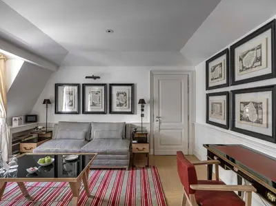 Coin salon dans l'établissement MARQUIS Faubourg Saint-Honoré - Small Luxury hotels of the World