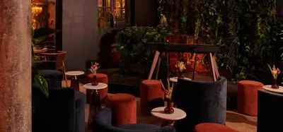 Coin salon dans l'établissement Kube Hôtel Paris