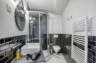 Salle de bains dans l'établissement LE MATISSIA