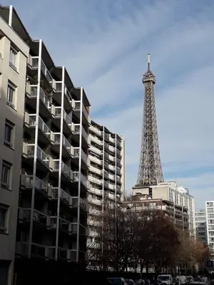 Plan de l'établissement Appt calme avec balcon - Tour Eiffel - Seine