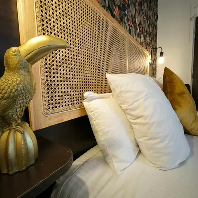 Un ou plusieurs lits dans un hébergement de l'établissement Hotel Le Twelve