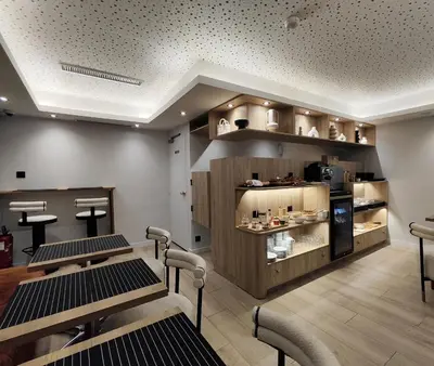 Coin salon dans l'établissement 55 Hôtel Montparnasse
