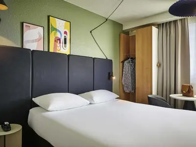 Un ou plusieurs lits dans un hébergement de l'établissement ibis Paris Avenue d'Italie 13ème