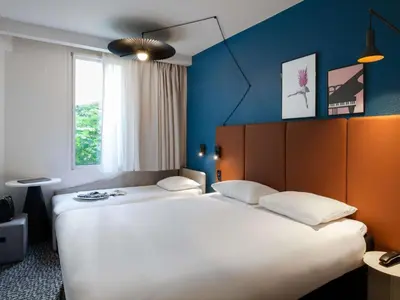 Un ou plusieurs lits dans un hébergement de l'établissement ibis Paris Avenue d'Italie 13ème