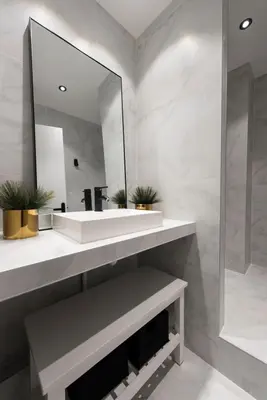Salle de bains dans l'établissement Andy