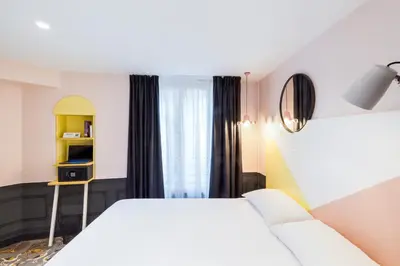 Un ou plusieurs lits dans un hébergement de l'établissement ibis Styles Paris Gare de l'Est TGV