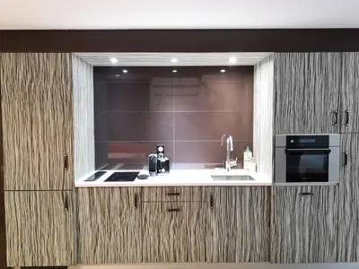 Cuisine ou kitchenette dans l'établissement Beautiful duplex in the center of Paris