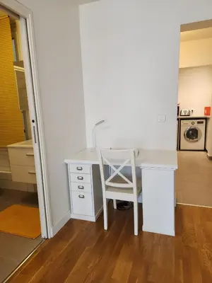 Cuisine ou kitchenette dans l'établissement Chez Pierre- Between City Hall and Saint Paul