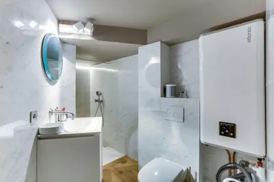 Salle de bains dans l'établissement Appartement, Place Vendome