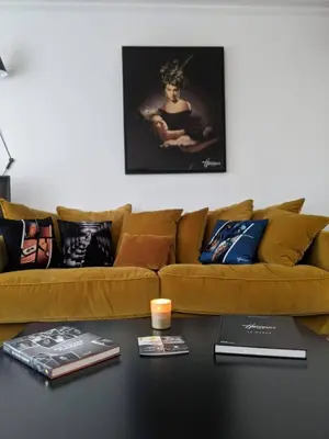 Coin salon dans l'établissement RESIDENCES HARCOURT - Ile Saint Louis - PARIS