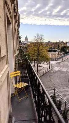 Balcon ou terrasse dans l'établissement RESIDENCES HARCOURT - Ile Saint Louis - PARIS