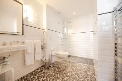 Salle de bains dans l'établissement Residence Les Boulevards