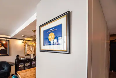 Télévision ou salle de divertissement dans l'établissement Residence Les Boulevards