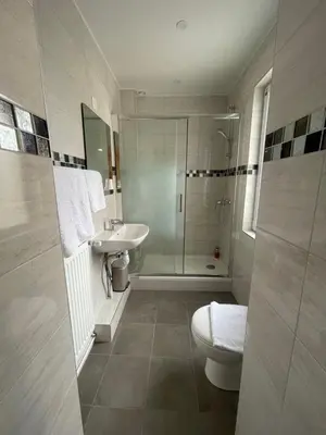 Salle de bains dans l'établissement Le Florus