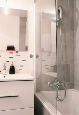 Salle de bains dans l'établissement Lauriston Nice Studio