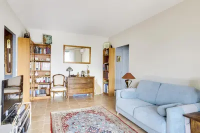 Coin salon dans l'établissement Charming apartment with terrace by Weekome