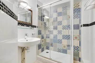 Salle de bains dans l'établissement Hotel de l'Europe