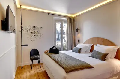 Un ou plusieurs lits dans un hébergement de l'établissement Tinah Paris, Réaumur - Montorgeuil