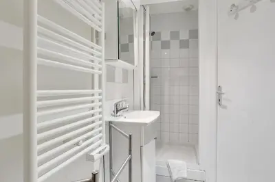 Salle de bains dans l'établissement Comfortable flat in the middle of Paris