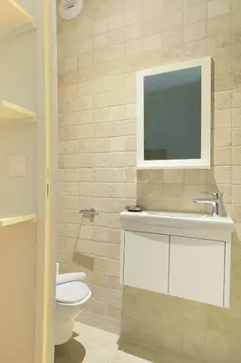Salle de bains dans l'établissement Résidence Grands Boulevards by Studio prestige