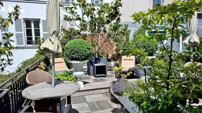 Jardin de l'établissement Hôtel Duc De St-Simon