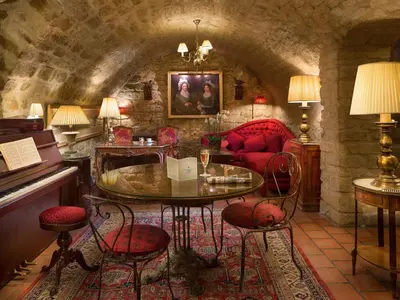 Coin salon dans l'établissement Hôtel Duc De St-Simon
