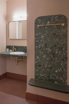 Salle de bains dans l'établissement Appt calme sur cour- Montparnasse - Necker