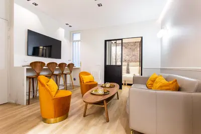 Coin salon dans l'établissement Dreamyflat - caire ll