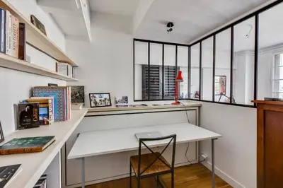 Cuisine ou kitchenette dans l'établissement Design apartment with terrace by Weekome