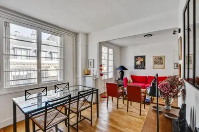 Coin salon dans l'établissement Design apartment with terrace by Weekome