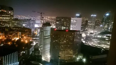 Vue générale sur Puteaux ou vue de la ville depuis l'appartement
