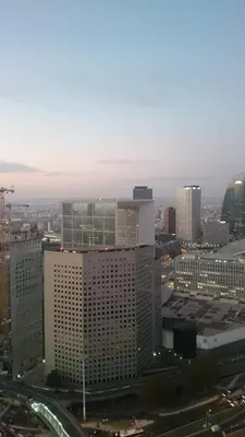 Vue générale sur Puteaux ou vue de la ville depuis l'appartement