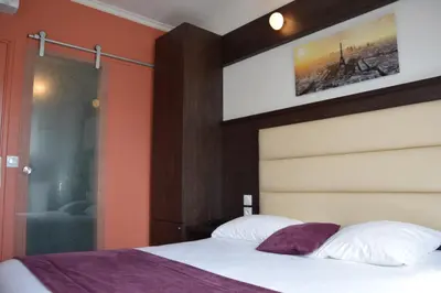 Un ou plusieurs lits dans un hébergement de l'établissement Parc Hotel