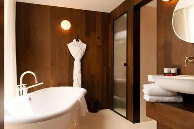 Salle de bains dans l'établissement Hôtel Bourg Tibourg - Paris Marais