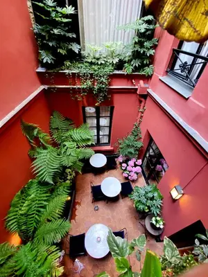 Jardin de l'établissement Hôtel Bourg Tibourg - Paris Marais