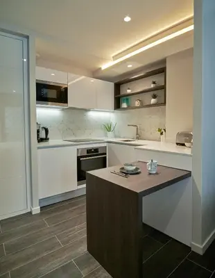Cuisine ou kitchenette dans l'établissement Hôtel Roi de Sicile - Rivoli