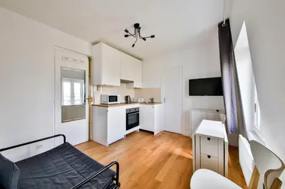 Cuisine ou kitchenette dans l'établissement Belle vue 2
