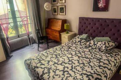 Un ou plusieurs lits dans un hébergement de l'établissement Superb apartment in the Marais