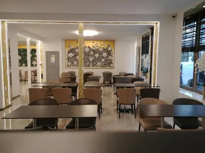 Coin salon dans l'établissement Hotel Aida Opera