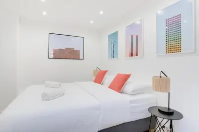 Un ou plusieurs lits dans un hébergement de l'établissement Loft Design - 8 guests - Heart of Paris